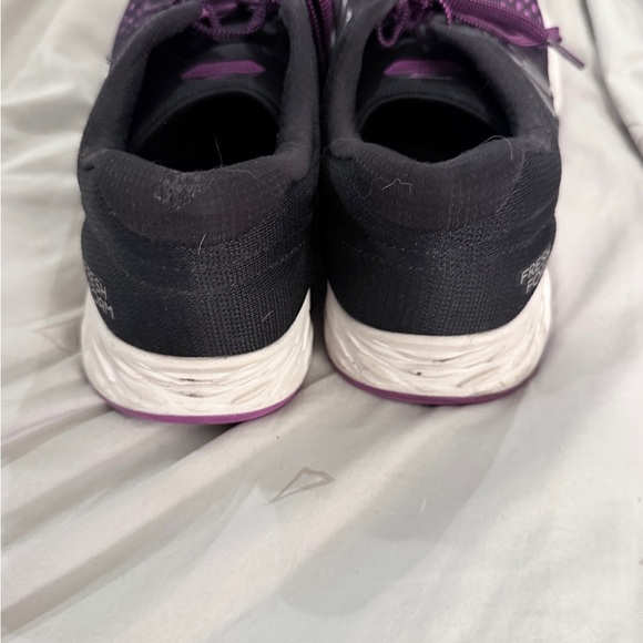 New Balance Women's Black and Purple Athletic Shoes - Picture 5 of 8